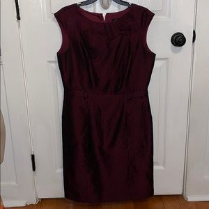 Tahari Metallic Bow dress 10
